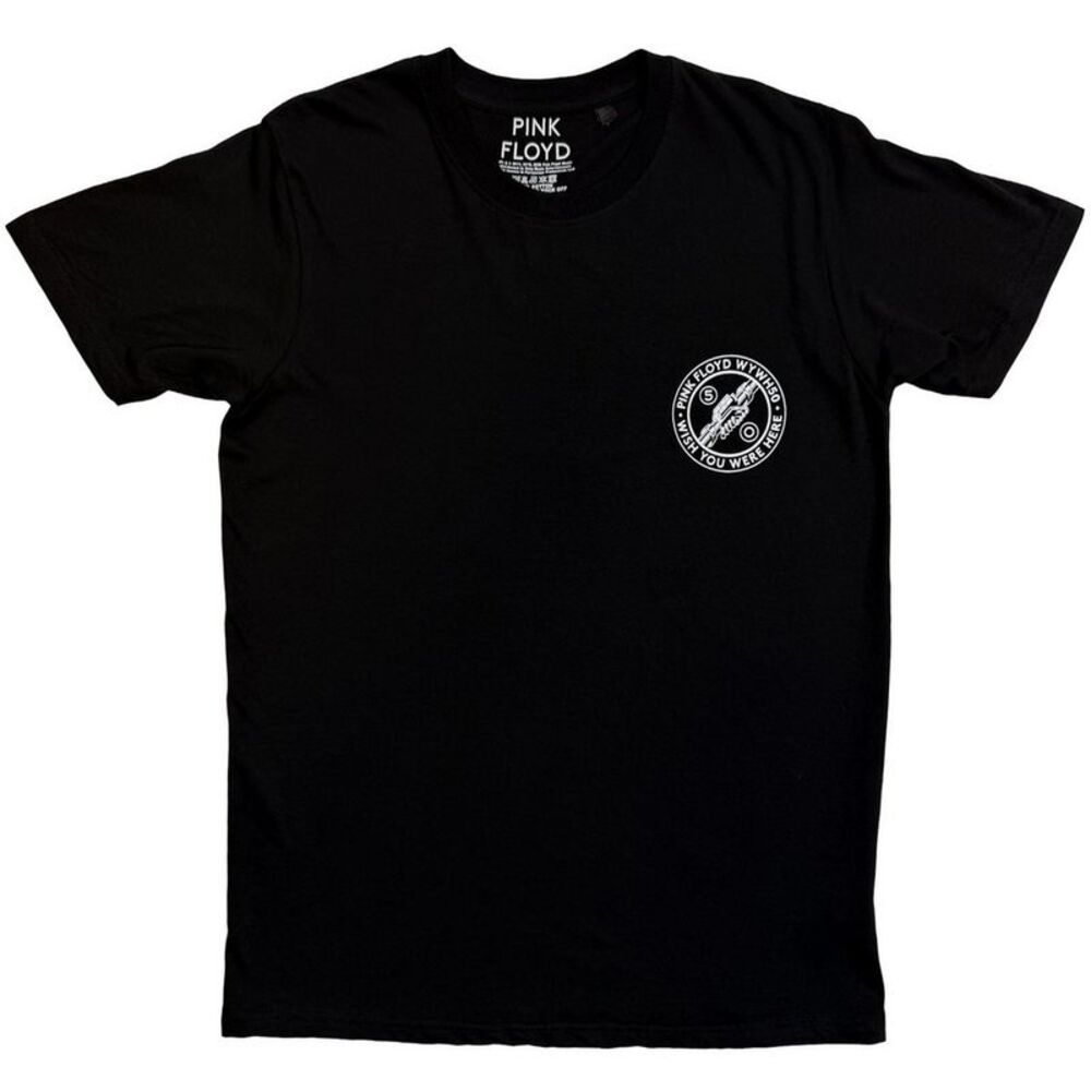 Pink Floyd Unisex Adult Bike Gear Back Print T-Shirt / Black